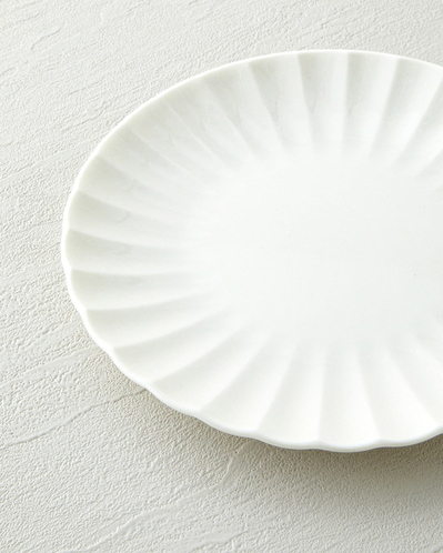 Wave Porselen 6lı Pasta Seti 20 cm Beyaz