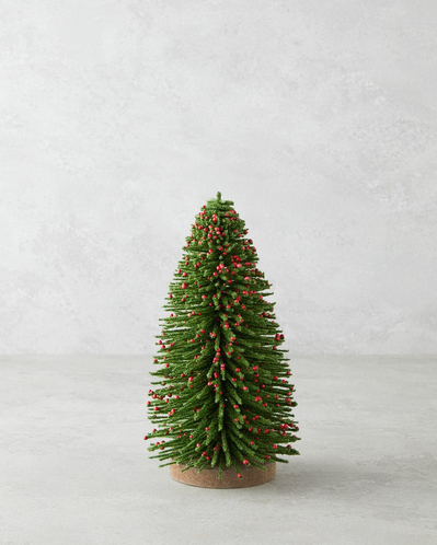 Yılbaşı Ağacı Dekoratif Obje 22 cm Yeşil