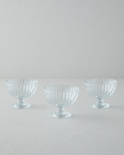 Zenith Cam 3lü Cup - Dondurma Kasesi 170 ml Şeffaf
