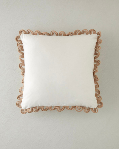 Zuma Kırlent Kılıfı 45x45 cm Bej