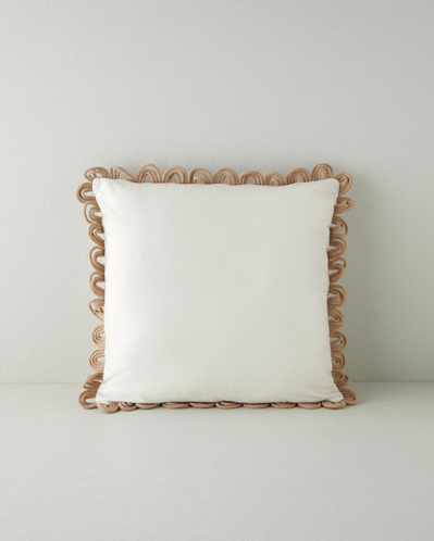 Zuma Kırlent Kılıfı 45x45 cm Bej