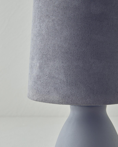 Alisya Abajur 13 cm Gri