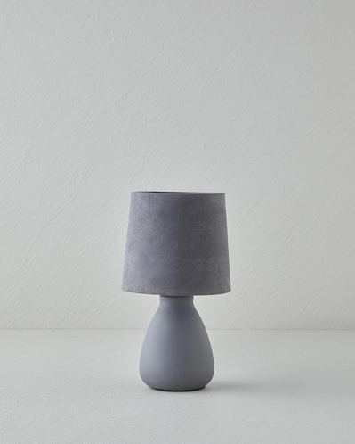 Alisya Abajur 13 cm Gri