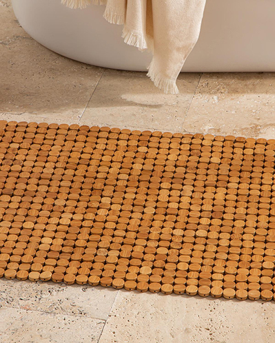 Bamboo Bambu Duş Kaydırmazı Bej