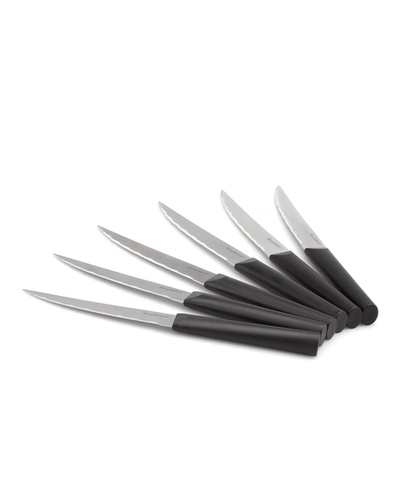 Berghoff DINA Matrix Paslanmaz Çelik 6lı Steak Bıçak 11,5 cm Siyah