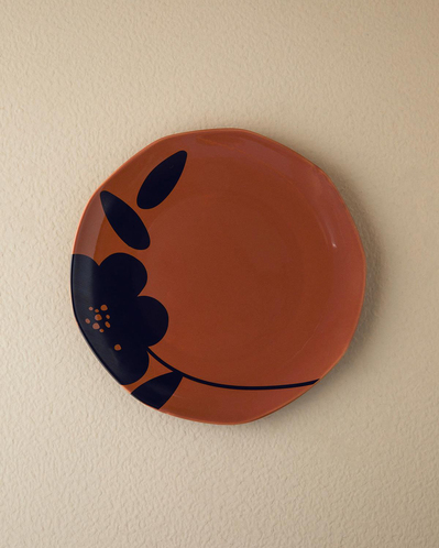 Bohemia Porselen Servis Tabağı 27 cm Terracotta