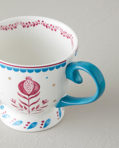 Carnival Tulip New Bone China Kupa Açık Mavi