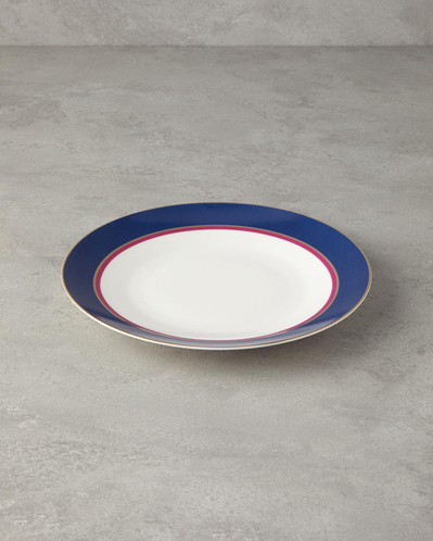 Carny Bone Porselen Servis Tabağı 25 cm Lacivert