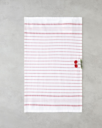 Cherry Pamuk Kurulama Bezi 30x50 cm Kırmızı