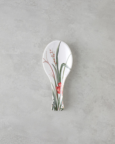 Chimera Melamin Kaşıklık 24 cm Beyaz - Yeşil