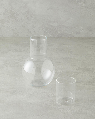 Clear Cam Başucu Sürahi 1300 ml + 300 ml Şeffaf