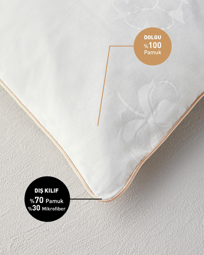 Comfy Pamuk Bebe Yastık 35x45 cm Beyaz