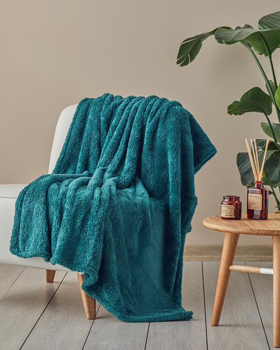 Cozy Wellsoft Tv Battaniyesi Koyu Yeşil