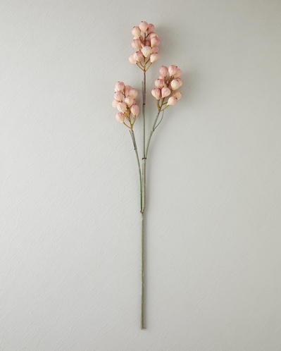 Fig branch Tek Dal Yapay Çiçek 82 cm Pembe