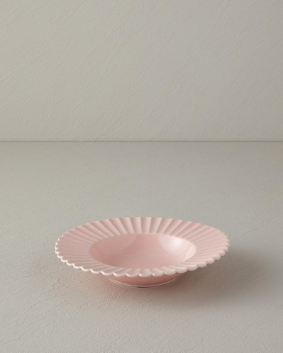 Fiore New Bone China Çukur Tabak Pudra