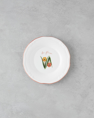 Fleur Porselen Kahvaltı Takımı 20 Parça 6 Kişilik Renkli