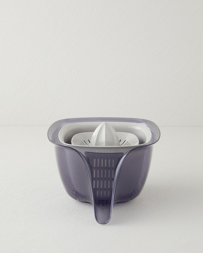 Fresco Plastik 4 Parça Süzgeç 3 x 1,8 x 0,5 Litre Antrasit