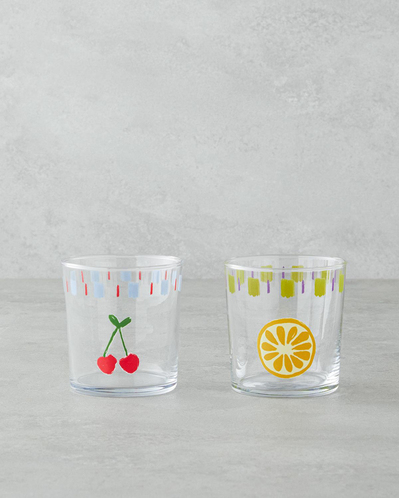 Fruit Cam 2li Bardak 380 ml Renkli