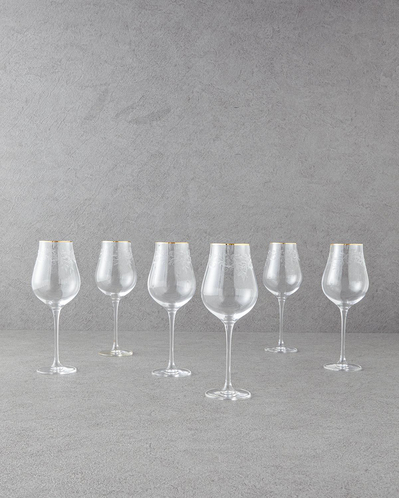 Gracy Kristalin 6lı Bardak Gold