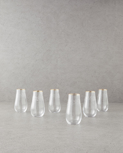 Gracy Kristalin 6lı Bardak Gold