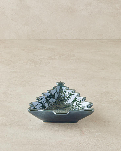 Green Pine Dolomite Pasta Tabağı 21 cm Yeşil