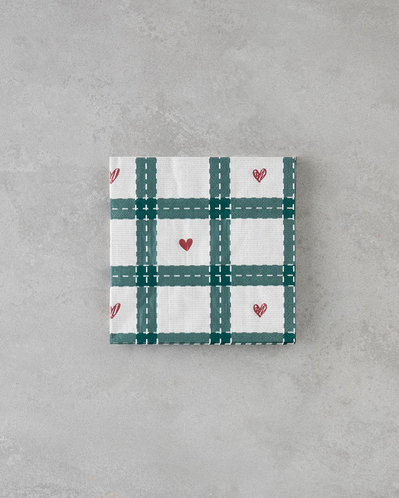 Heartmas Kağıt 20li Kağıt Peçete 33x33 cm Yeşil