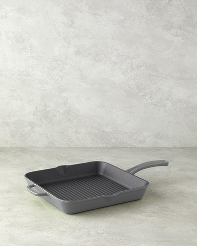 Hecha Demir Döküm Izgara Tava Gri