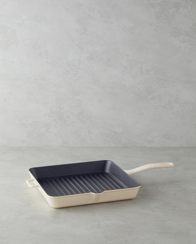 Hecha Demir Döküm Izgara Tava Krem