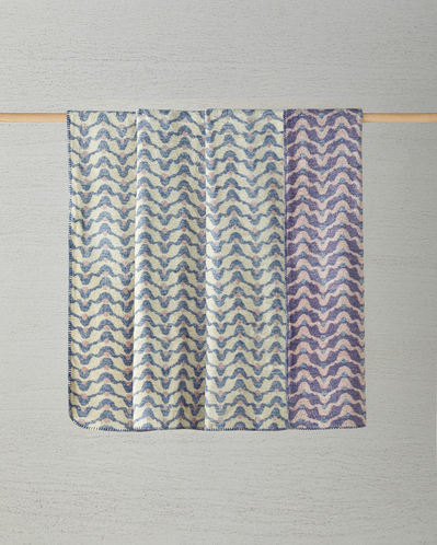 Heritage Pamuk Akrilik Tek Kişilik Battaniye 150x200 cm Mavi