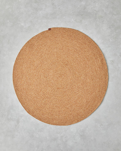 Juliet Yuvarlak Dekoratif Jüt Kilim 90 cm Natural