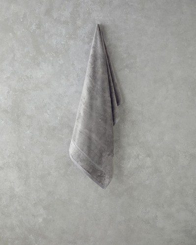 Leafy Bambu Banyo Havlusu 70x140 cm Gri
