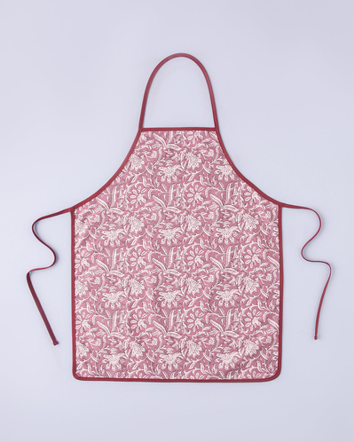 Lenna Pamuk Polyester Su Geçirmez Mutfak Önlüğü 60x75 cm Kırmızı