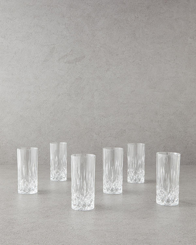 Leonora Kristal 6lı Bardak Şeffaf