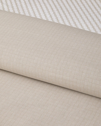 Linework Kolay Ütülenir Çift Kişilik Nevresim Takımı 200x220 cm Bej