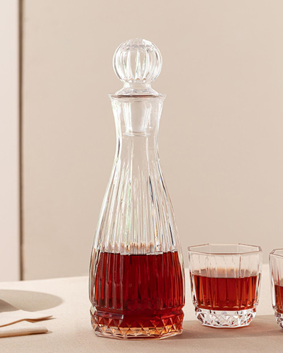 Luzia Cam 3 Parça Karaf 1000 ml + 250 ml Şeffaf