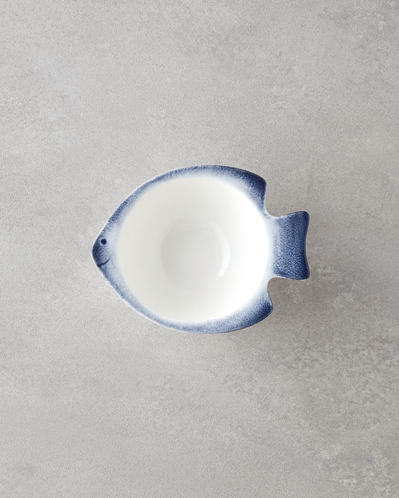 Marinova Porselen Çerezlik 13 cm Mavi-Beyaz