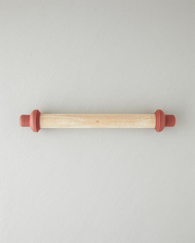 Melie Ahşap Merdane 32 cm Turuncu