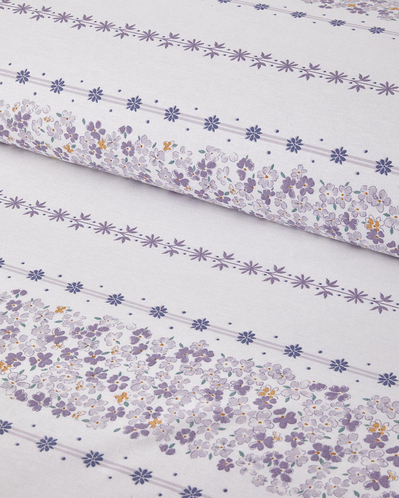 Minibloss Pamuklu Çift Kişilik Nevresim Seti 200x220 cm Lila