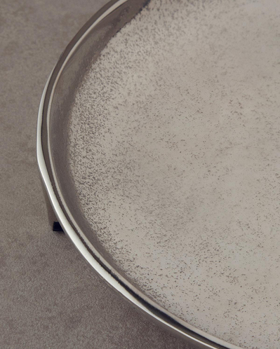 Mirrory Dekoratif Tabak Silver