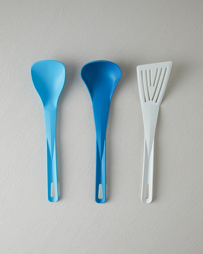 Mix Me Plastik 3 Parça Servis Seti Mavi
