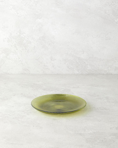 Olith Cam Pasta Tabağı Yeşil
