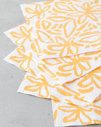 Orangebloom Kağıt 20li Kağıt Peçete 33x33 cm Sarı