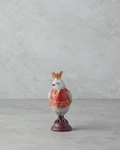 Owl Yılbaşı Biblo 9x6x14 cm Kırmızı