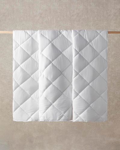 Plain Mikrofiber Çift Kişilik Yastık Yorgan Takımı 195x215 cm Beyaz