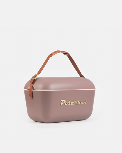 Polarbox Gold Edition Deri Kayışlı Soğuk ve Sıcak Saklama Termosu 20 L Eflatun – Gold