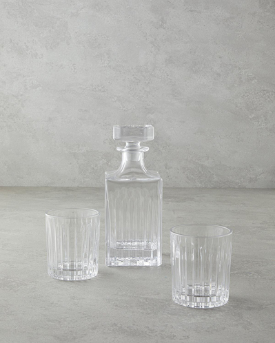 Premium Kristal 3 Parça Karaf Şeffaf