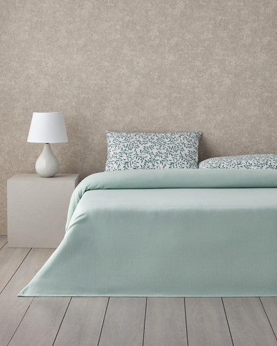 Pretty ivy Soft Tek Kişilik Pike Takımı 150x220 cm Açık Yeşil