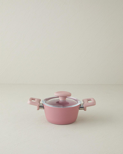 Pretty Premium Mini Tencere 14 cm Pembe