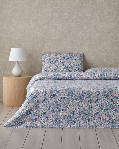 Promise Of Spring Kolay Ütülenir Tek Kişilik Nevresim Takımı 160x220 cm Lila