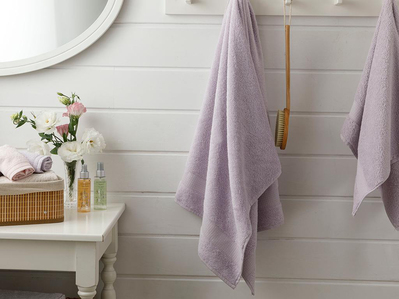 Pure Basic Pamuklu Banyo Havlusu Lila